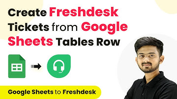 Automate Freshdesk Ticket Creation from New Google Sheets Tables Rows | Pabbly Connect Tutorial