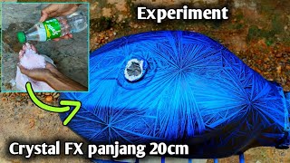 EXPERIMEN‼Crystal efek panjang 20cm ll Airbrushing for beginners