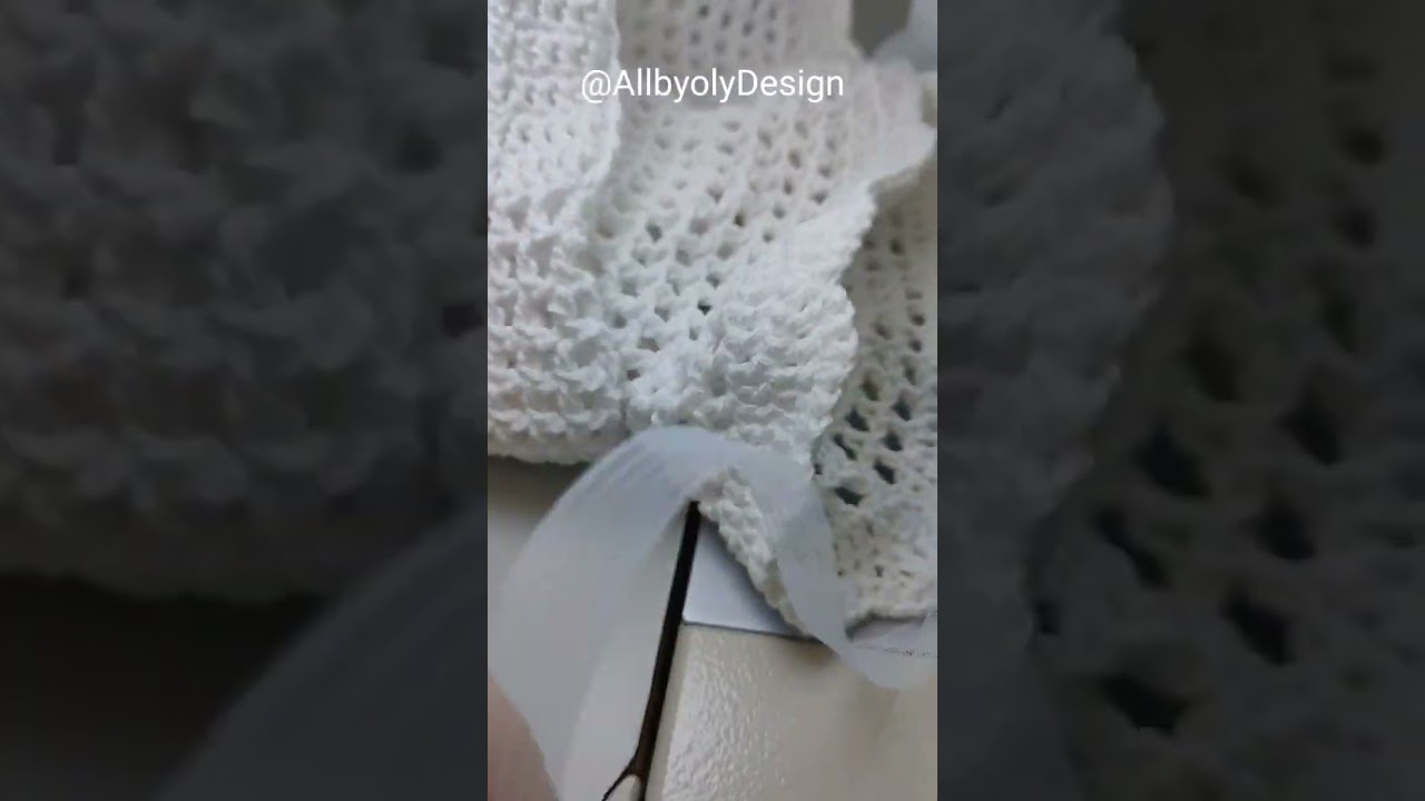 How to Finish Crocheted Hem Professionally