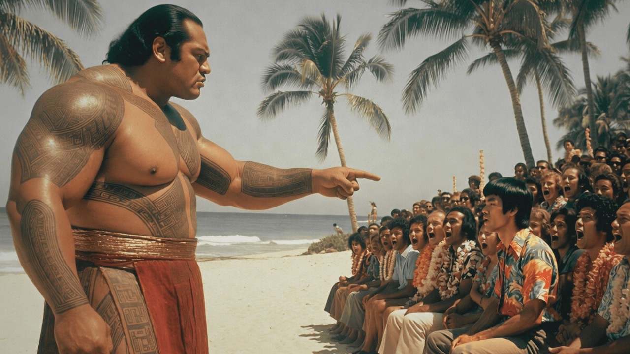 Bruce Lee Was At Pacific Ceremony When 420lb SAMOAN WARRIOR Said 'Beat Me' — 6 Seconds Later