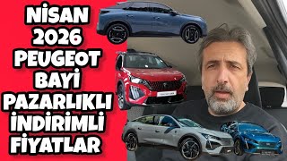 Ni̇san 2026 Peugeot Bayi̇ Pazarlikli İndi̇ri̇mli̇ Fi̇yatlari