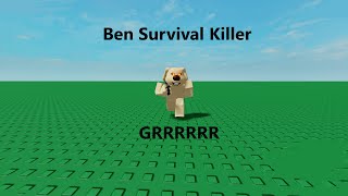 Roblox Script Showcase Ben Survival The Killer (Talking Ben)
