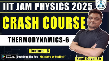 iit jam crash course | Thermodynamics -6 | iit jam physics Revision | iit jam 2025