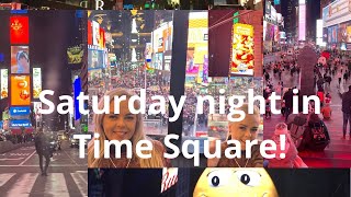 How to get the best views in Time Square 4k walk R Lounge at two NYC vlog