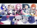 Echo  vivid bad squad  megurine lukakanromenglyrics color code  project sekai