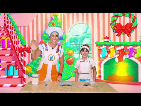 COZINHA INFANTIL: Panquecas Saudáveis com Formas de Natal! 🥞🎄 Bia Alegria