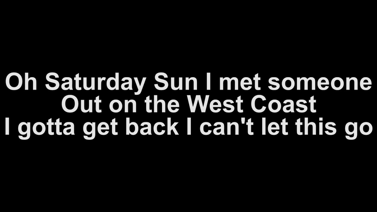 vance joy saturday sun lyrics youtube sun on saturday