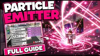 How To USE PARTICLE EMITTER in JJS Full Guide! (Jujutsu Shenanigans) ROBLOX
