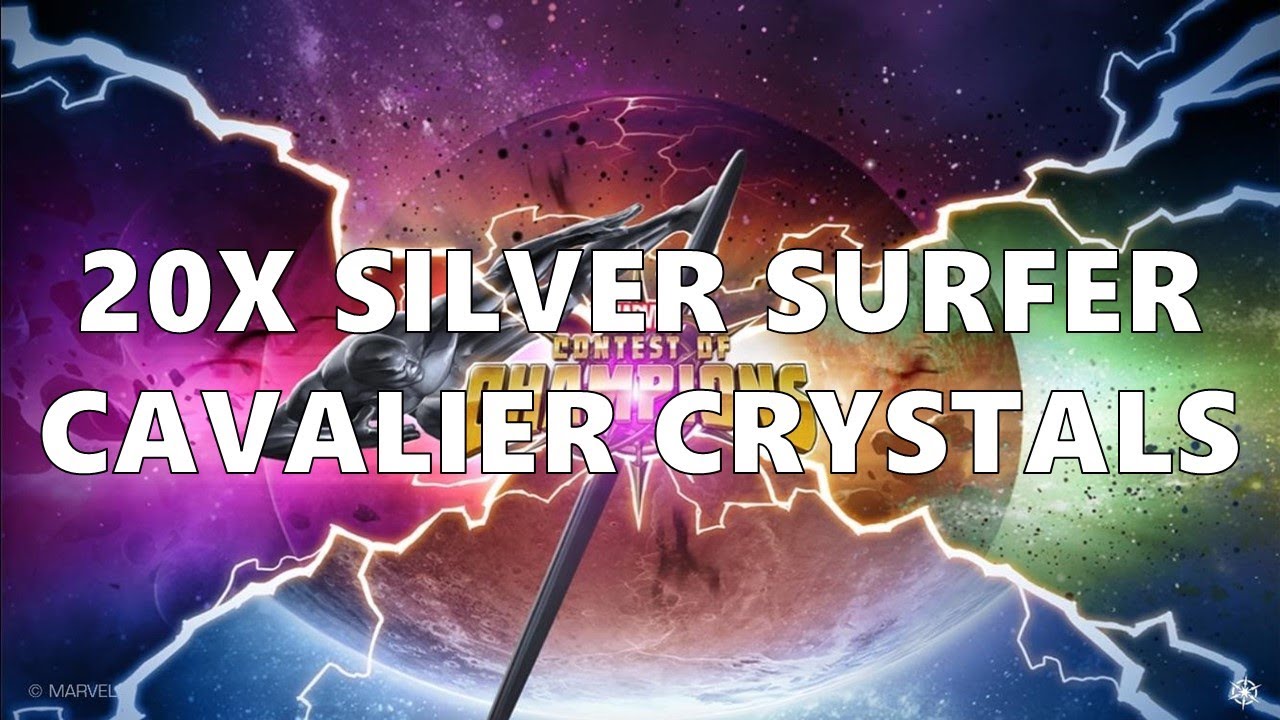 10x 6 Star Silver Surfer Cavalier Crystal Opening! - Marvel Contest of Champions