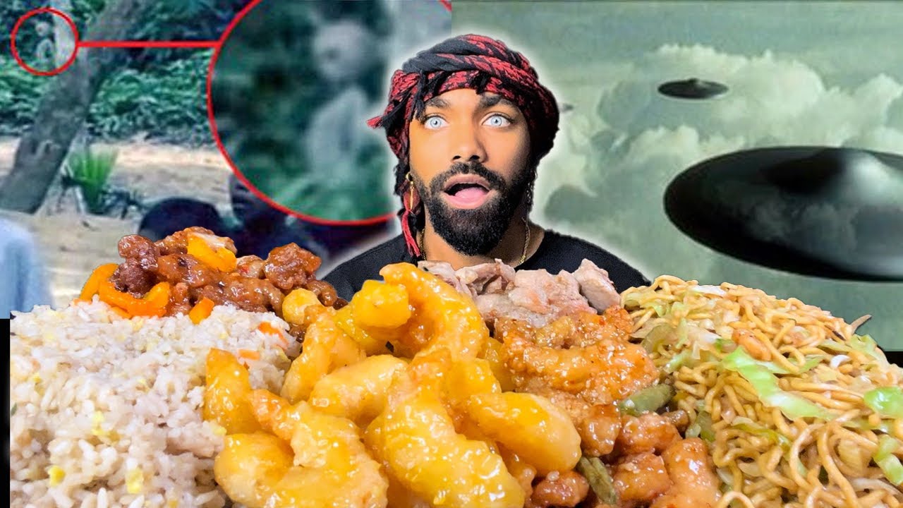 The Scary Brazilian Alien Encounter | Panda Express Chinese Food Mukbang