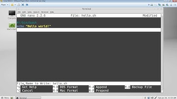 Linux Mint Shell Scripting for Beginners -Part 1