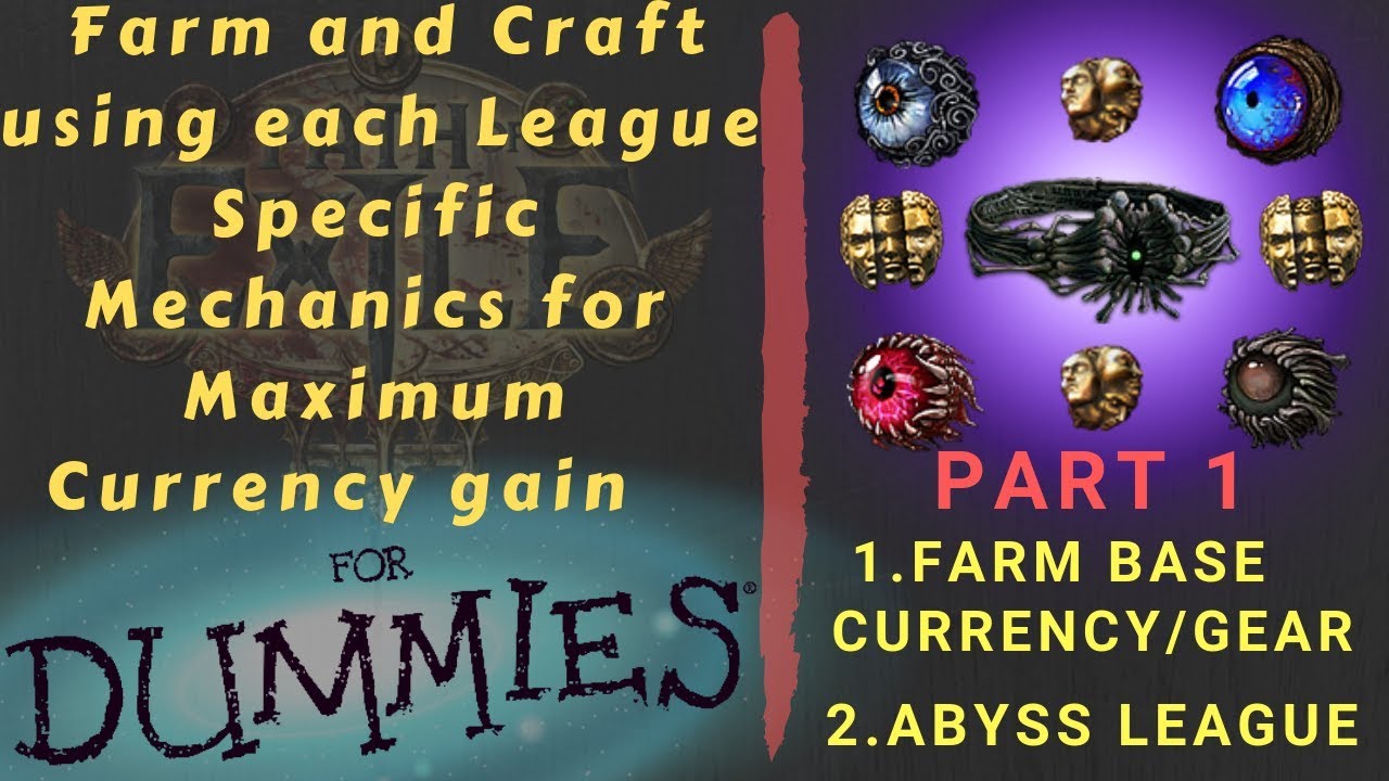 [Path of Exile 3.6] League Farm and Crafting Series Guide for Currency, Part 1!