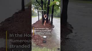 Gulf Coast residents urged to stay off roads as severe floods strike