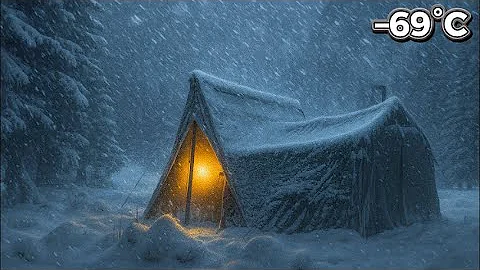 CAMPING IN A SNOWSTORM – SURVIVAL IN A SEVERE SNOWFLAKE AND STORM