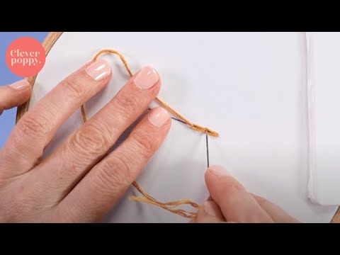 How to do chain stitch I Beginner Embroidery Techniques