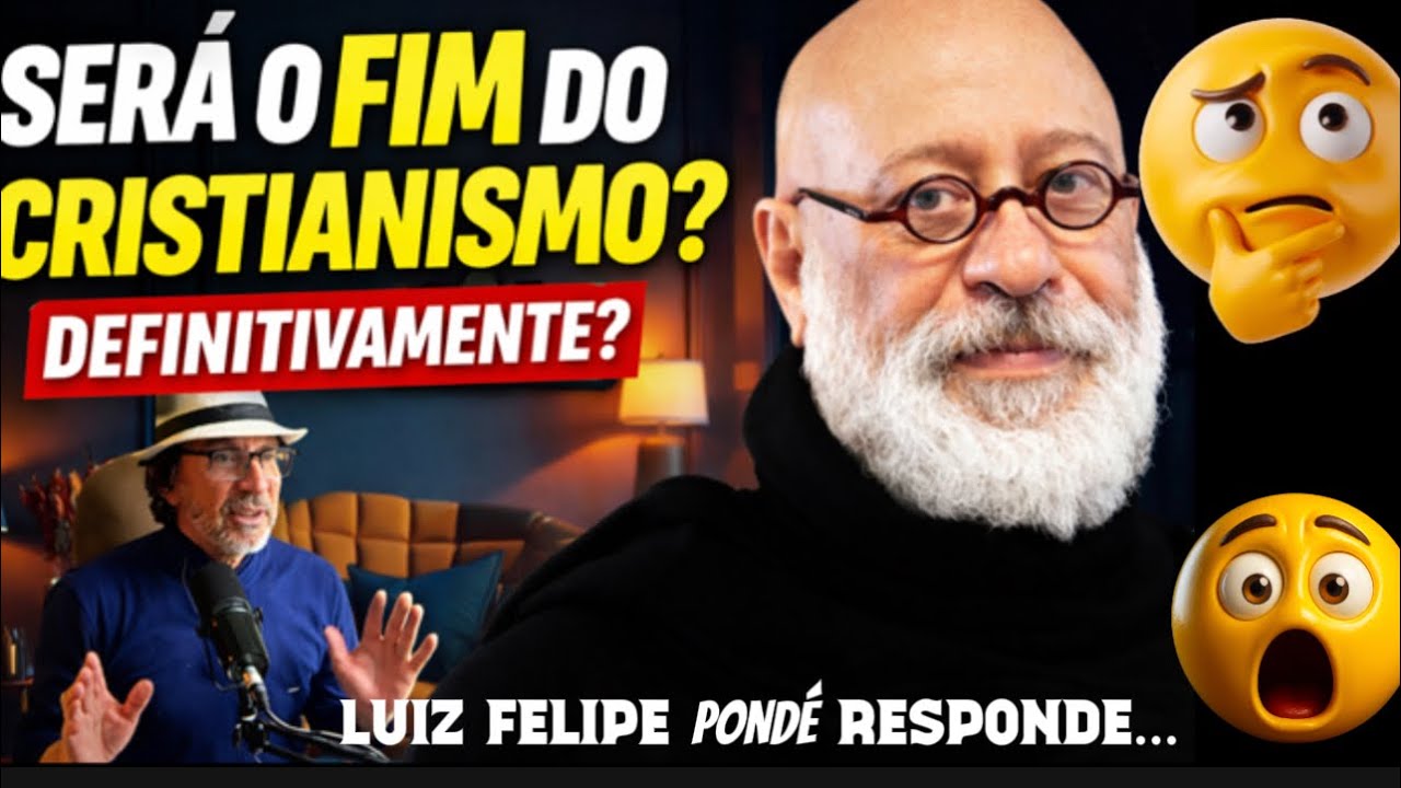 O FIM DO CRISTIANISMO ESTÁ PRÓXIMO?￼ vamos entender isso reagindo com Luiz Felipe Pondé…
