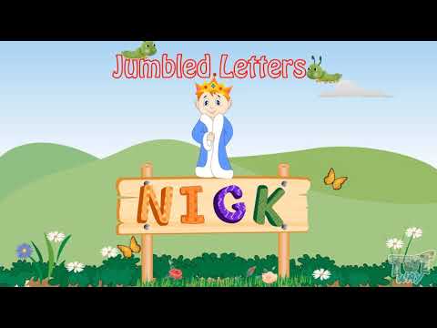 Jumbled Letters | Englilsh | Kindergarten | Tutway |