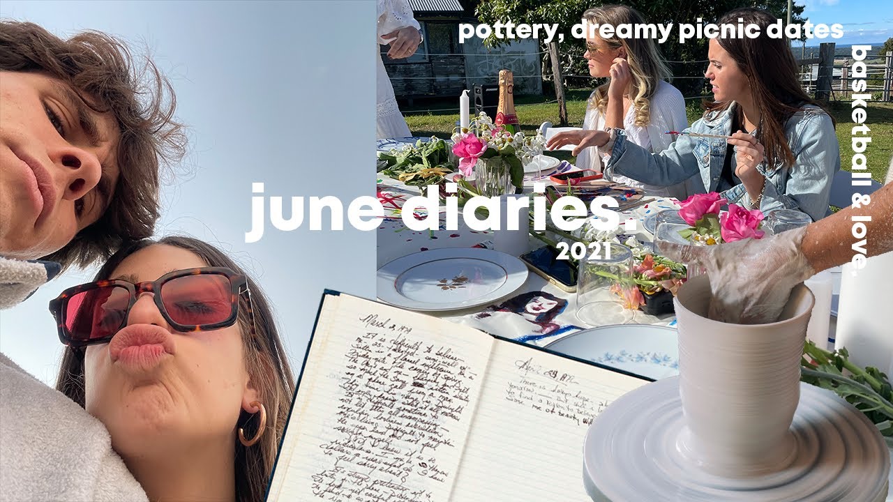 JUNE DIARIES | Sunset dates, pottery sessions & dreamy picnics 💐🧺