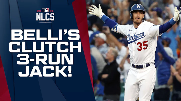 BELLI BELTS IT!!! Dodgers tie it up on Cody Bellin...