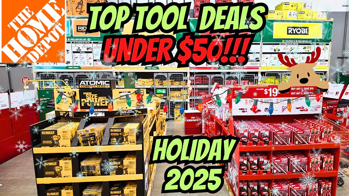 TOP 10 Home Depot Holiday 2025 Tool Deals Under $50 You Must See!