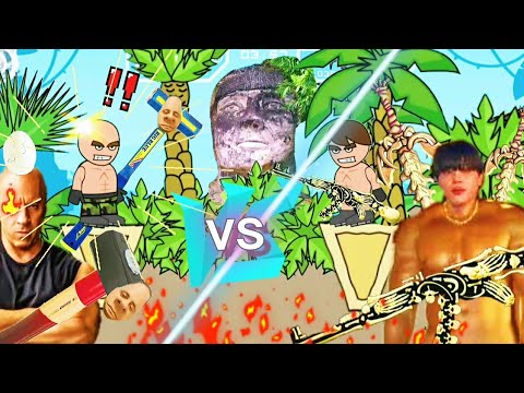 Indio emo vs Cabeça lampada-Mini militia zueira