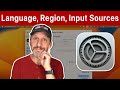 Mac Language Region And Input Sources Settings 