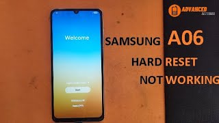 Samsung Galaxy A06 Factory Hard Reset no command (Must Connect to PC!)