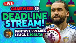 Fpl Gw35 Deadline  Stream   Wildcard Active   Fantasy Premier League 202526