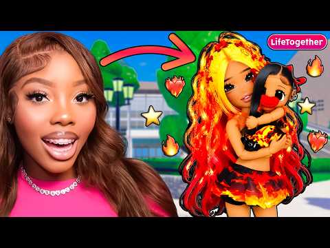 I ADOPTED AN ELEMENTAL BABY | Roblox Life Together Rp Snapchat