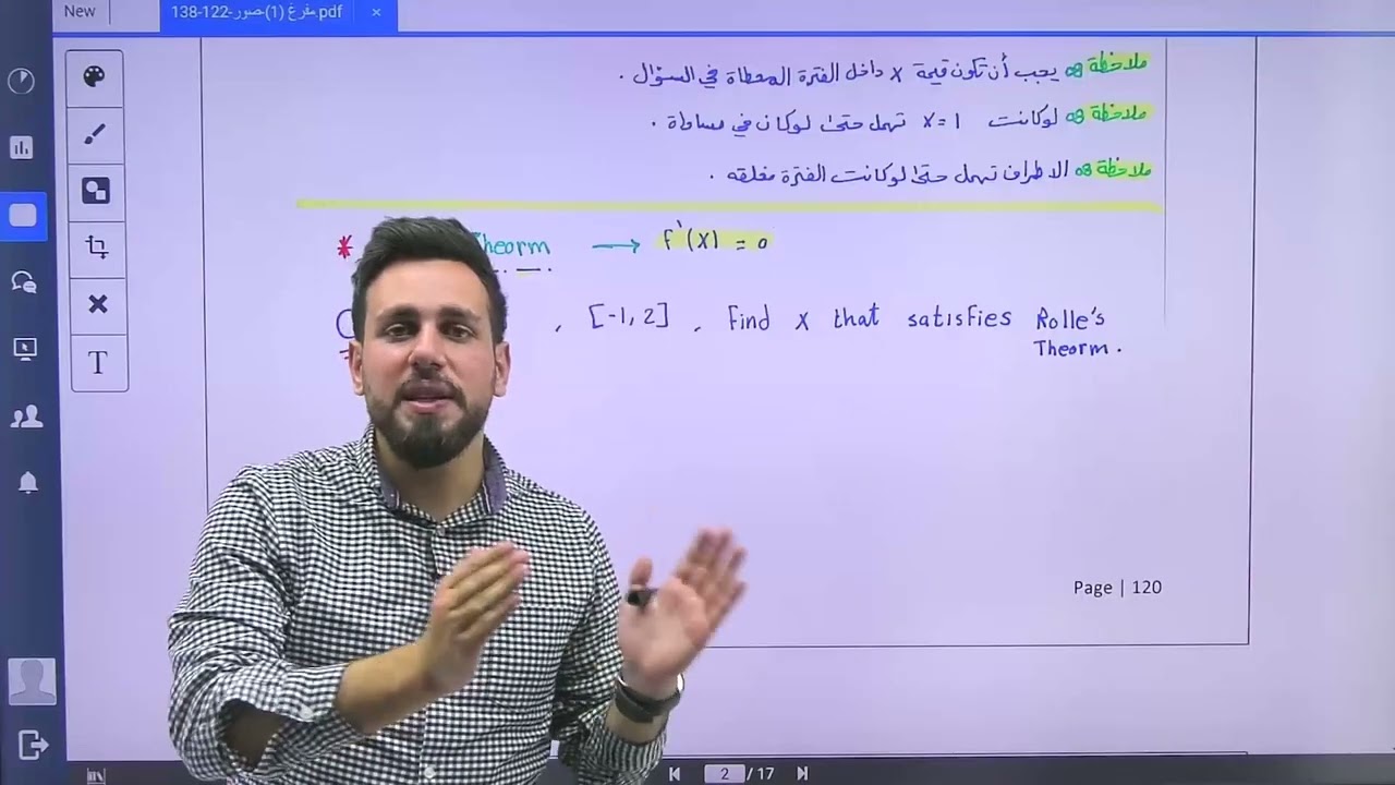 4.2 Mean Value Theorem & Rolle’s Theorem