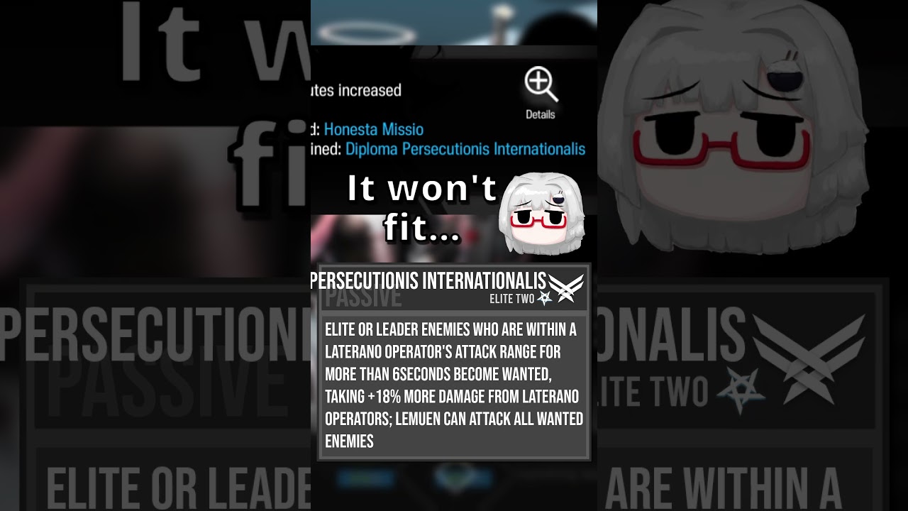 [Arknights] Seeing Lemuen's Skill Names