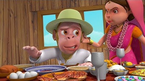 Bandar Mama Gaye Sasuraal | Hindi Rhymes for Children | Infobells