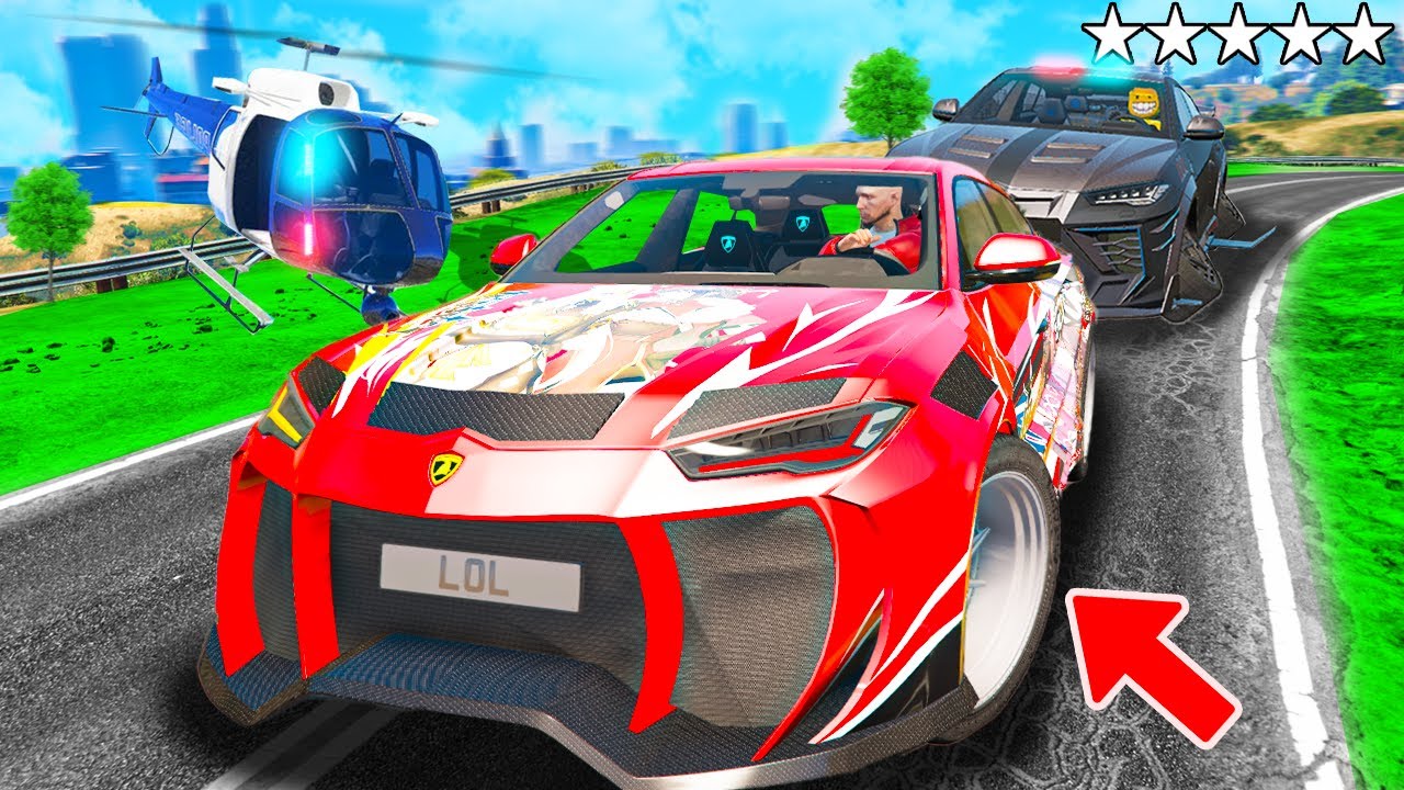 URUS POLIZEI verfolgt URUS SPORTWAGEN in GTA 5! (Polizei vs. Dieb)