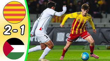 Catalonia - Palestine 2:1 - All Goals & Highlights | Football for Peace