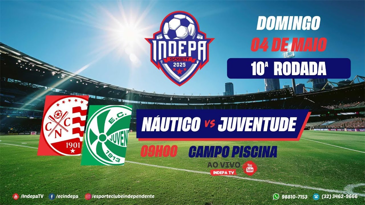 NÁUTICO X JUVENTUDE | INDEPA SOCIETY 2025 - YouTube
