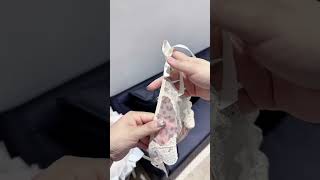This leopard print lace lingerie is so dreamy...🌸 #fashion #bra #unboxing #beauty #houl #bikni