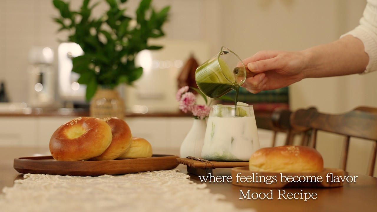 [ Flavor 05 ] 🥯돌아갈 수 있는 맛｜언제나 내편, 아빠에게｜단팥빵, 말차라떼｜Red Bean Bun, Matcha Latte｜The Flavor of Belonging