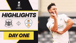HIGHLIGHTS | Gloucestershire v Derbyshire | Day One | Matt Lamb hits first day century for visitors