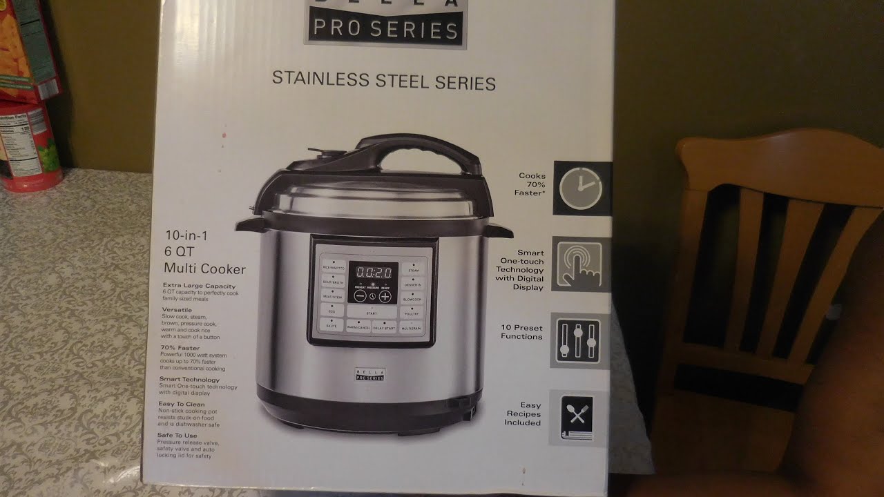 Bella 6 QT Pressure Cooker