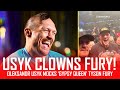 🤣 Usyk CLOWNS &quot;Gypsy Queen&quot; Tyson Fury &amp; Joseph Parker!!! 🤣