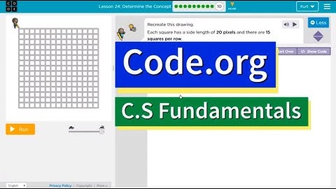 Determine the Concept CS Express Lesson 24.10 - Course E 19.10 Code.org Tutorial with Answers