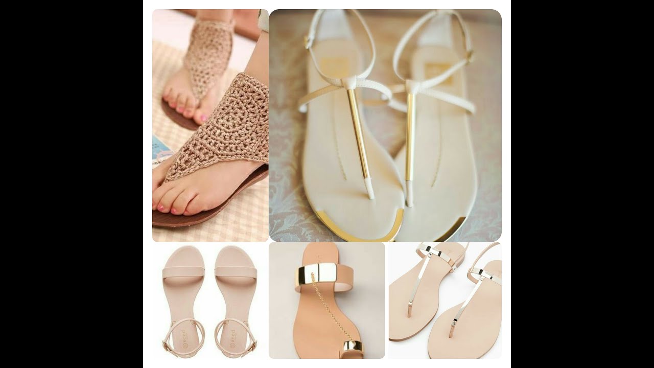Simple and stylish sandals Design 2020for girls YouTube