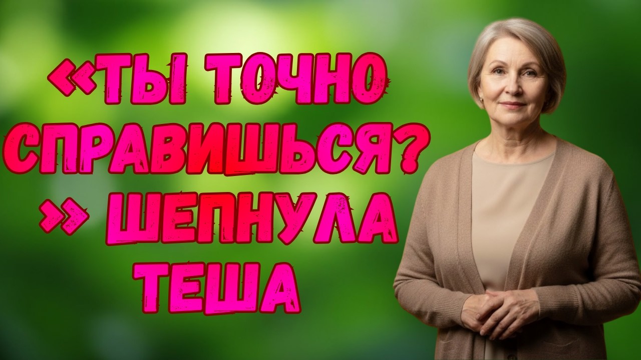 Тихий шёпот тёщи заставил зятя замереть…