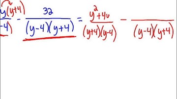 Adding and Subtracting Rational Expressions