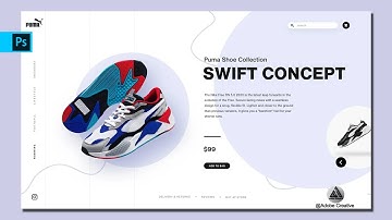 Create Professional UI Design using Photoshop in Hindi | Photoshop UI Design Tutorial - हिंदी