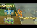 NEW EGGSLINGER CLASS V.S ZOMBIE TOWN ROBLOX DEAD RAILS!