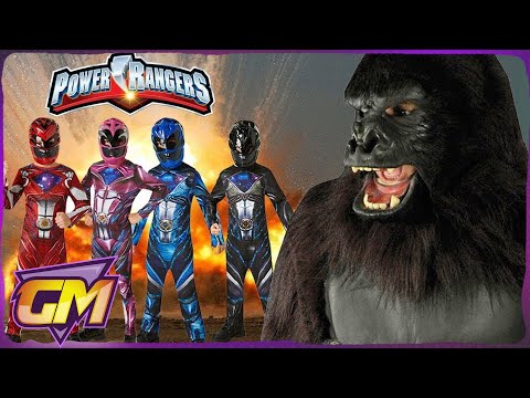 Thumbnail for POWER RANGERS Vs KING KONG (Skull Island) - Scary Kids Parody | Gorgeous Movies