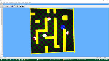 Collision Avoidance Application Using Webots Four Agents