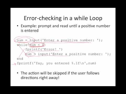 OdleBrix: Error Checking MATLAB