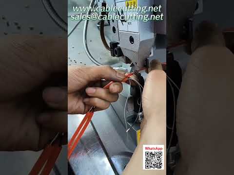 3-in-1 Automatic Wire Cutting Stripping Crimping Machine for Factory Automation